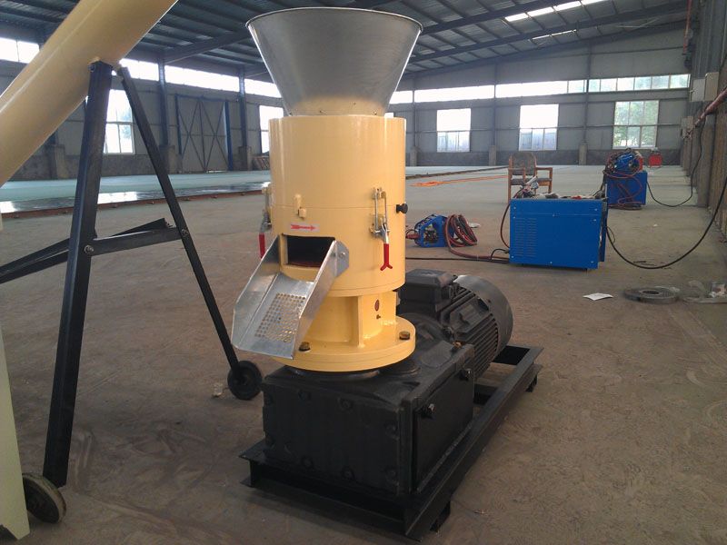 High Quality Biomass Processing Flat Die Pellet Mill SKJ350