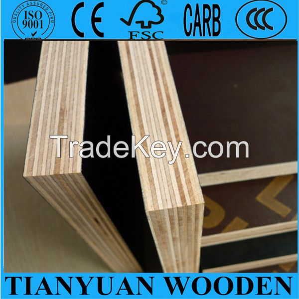 12mm/15mm/18mm film faced plywood, concrete formwork, shuttering plywood,construction plywood