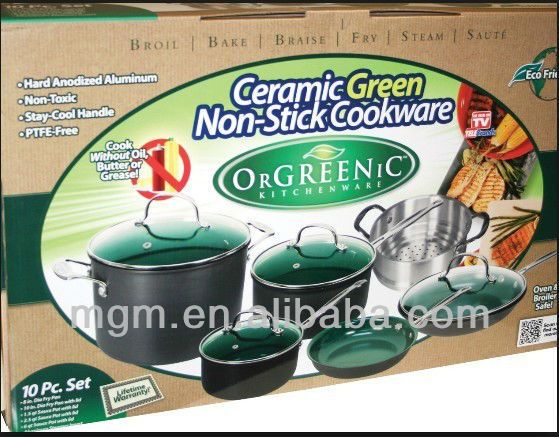 2014 ORGREENIC cookware set  