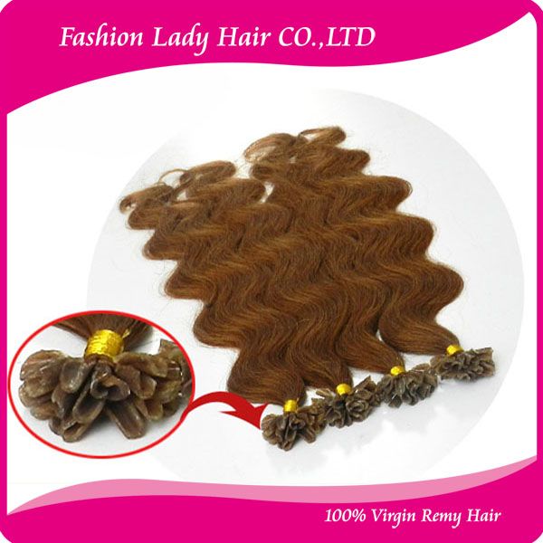 wholesale high quality factory price remy nail hair extensions