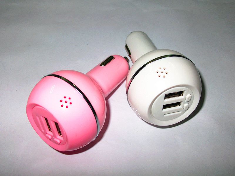 2USB Car Charger Incense Burner MP3