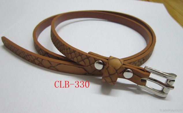 Kids'PU belt with snake shape