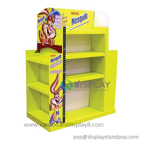 Custom Floor Cardboard Display Stand, Cardboard Pallet Displays