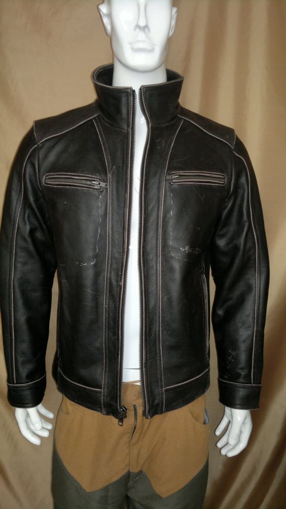 New Yak Skin MC Men Leather Jacket