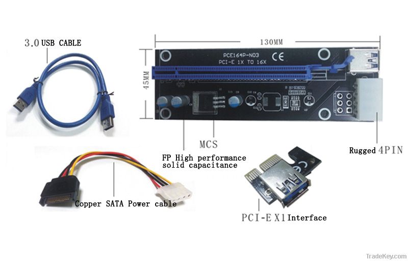 1X TO 16X PCI-E PCI E Express