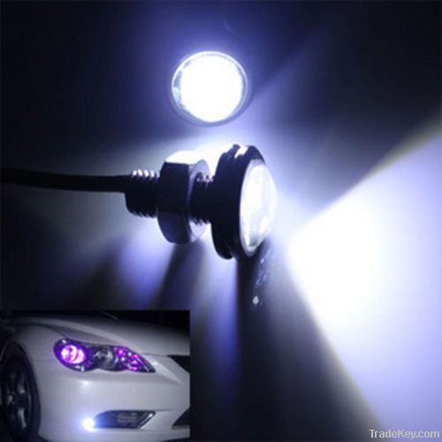 3W LED Eagle Eye White Light Daytime Running DRL Tail Backup Light Car