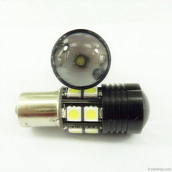 1156/P21W 12w BLACK BLADE 360 DEGREE LIGHTING LED BACK UP LIGHT