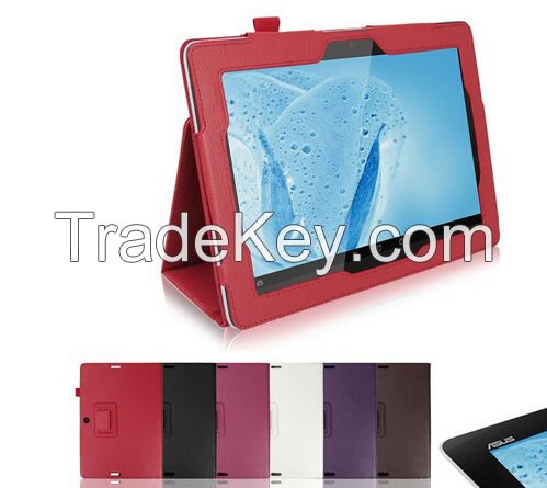 For MeMo Pad HD 10 ME102A Folio Soft PU Leather Stand Case Cover