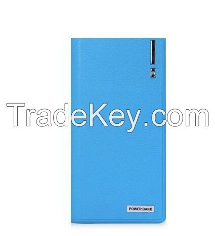 Wallet Style Portable Dual USB 20000mah Power Bank External Battery Ch