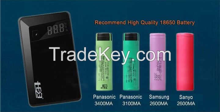 Mobile Portable Power BankRechargeable 18650 Battery Charger Box for I