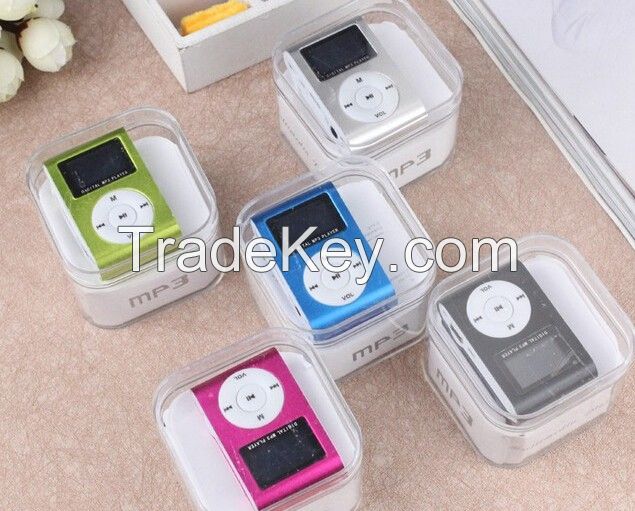 Mini Clip Mp3 Player Portable Digital Sport Music Player With Screen