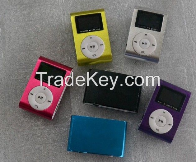 Mini Clip Mp3 Player Portable Digital Sport Music Player With Screen