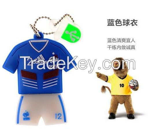 World Cup jerseys U disk Cartoon U disk creative jersey model