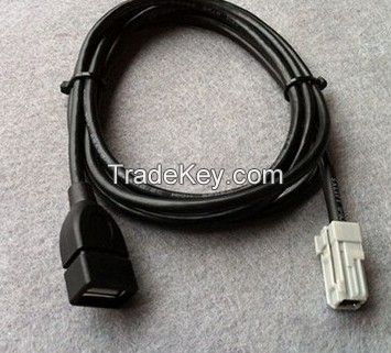 MP3 Input USB Female Cable For Toyota 2012 Camry Verso CD Player