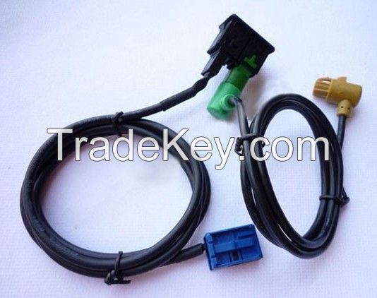 USB+AUX Switch Plug & Cable For VW Passat