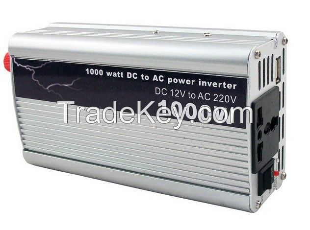 1000W USB Car DC 12V to AC 220V Power Inverter Adapter