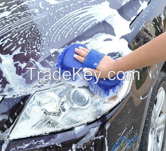 utility Chenille clean sponge cloth, Car cleaning mitt