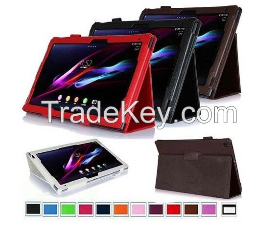 PU Leather Case Stand Magnetic Folio Cover