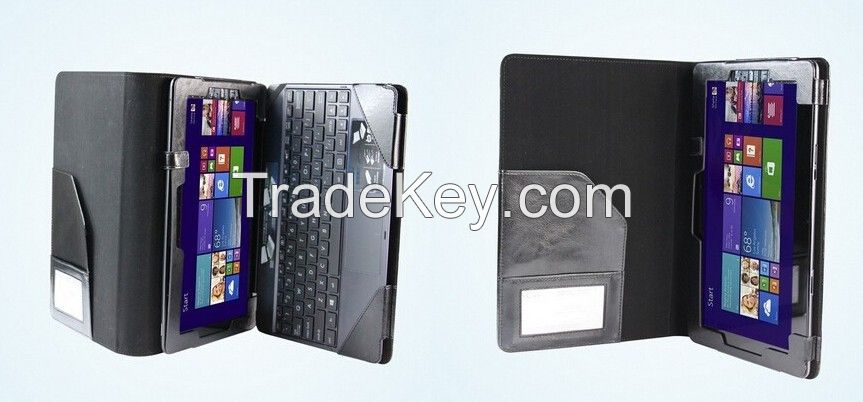 Leather PU Keyboard Pouch Folio Stand Case Cover