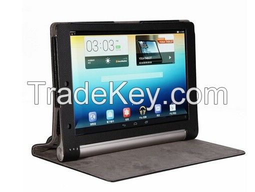 Leather stand case cover For Tablet Lenovo YOGA B8000 Leather case