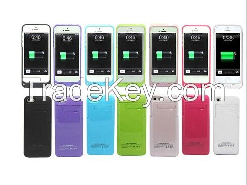 2200mAh External Battery Backup Charger Case Pack Power Bank for iPhon