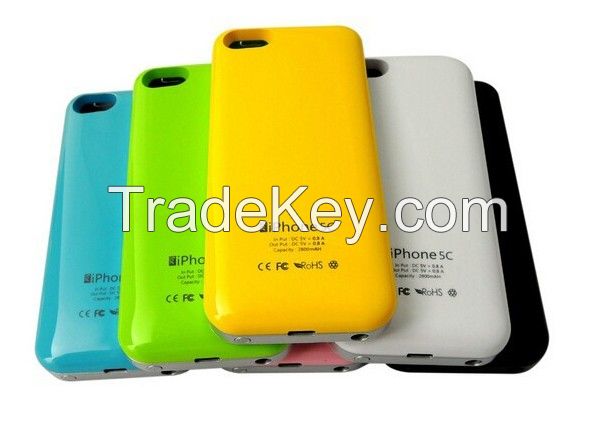 2800mAh Rechargeable External Battery Backup Charger Case Cover