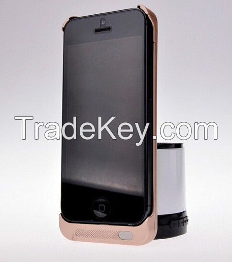 Luxury 2200mAh Rechargeable External Battery Backup Charger Case Cover