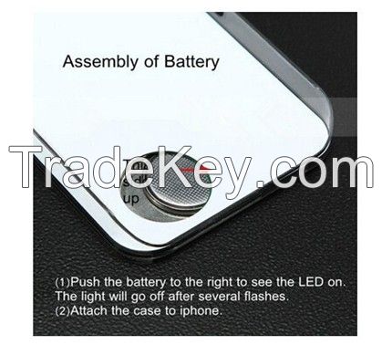 Luminescent logo Flash LED Light luminous case cover For iPhone 5