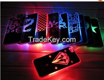 Mixed Design For Apple iPhone 5 Sense Flash Light Led Hard Case Cover