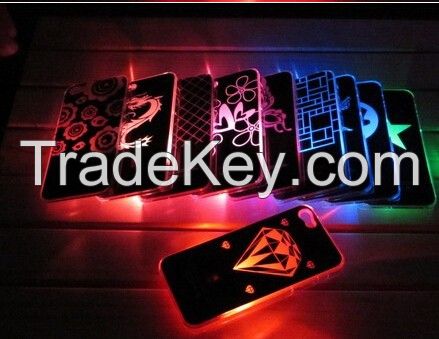 Mixed Design For Apple iPhone 5 Sense Flash Light Led Hard Case Cover