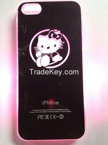 Hello kitty Sense Flash Light LED Color Changing Case Cover