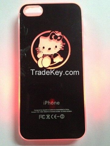 Hello kitty Sense Flash Light LED Color Changing Case Cover