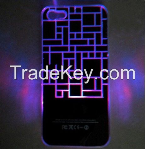 Colorful Change logo Battery Sense Flash LED light Cover Case