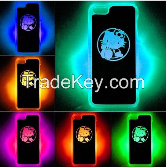 Hello Kitty LED Changed Sense Flash Light Hard Cover Case