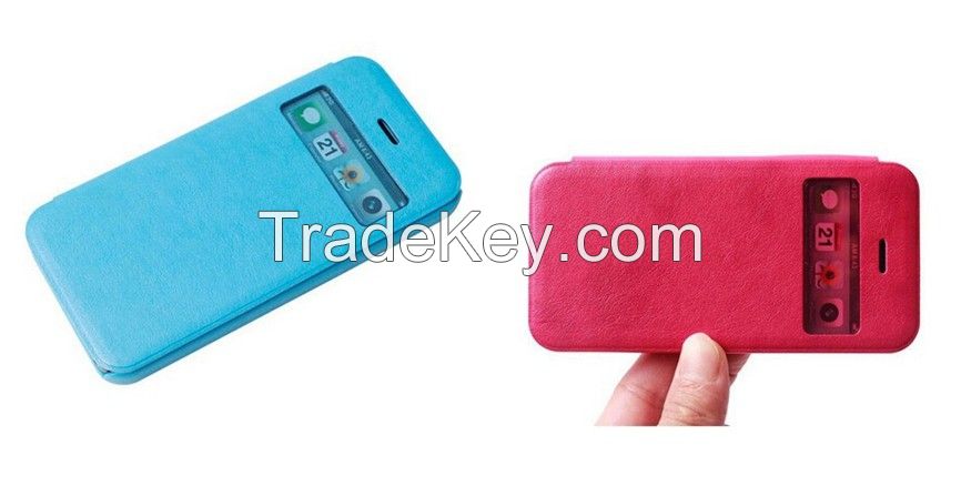 For iPhone 5C Luxury PU Leather Case Protective Flip Case Cover