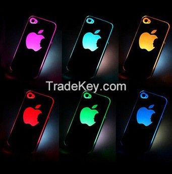 New LED LCD Color Changed Sense Flash light Case Cover
