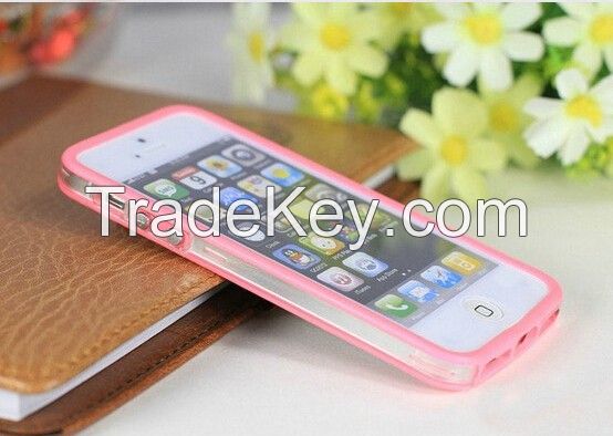 Bumper Frame Bumpers TPU Case Silicone Crystal Skin With Retail Packag
