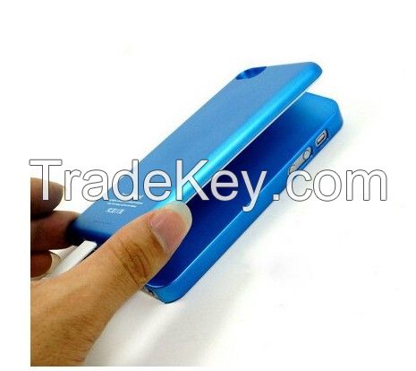 Red 2800mAh Magnetic Power Bank Adsorption Battery Charger Cover Case