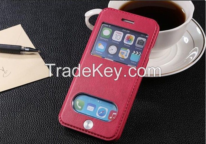 Luxury PU Leather Case for Apple iphone 6 4.7" inch Phone Bags