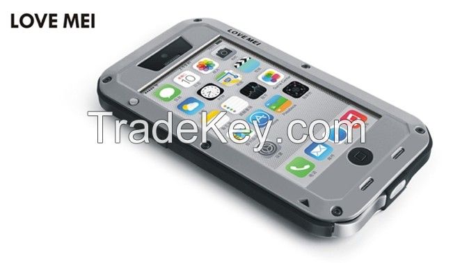 Waterproof Shockproof Metal Aluminum Case Cover For iPhone 5 5S 4 4S