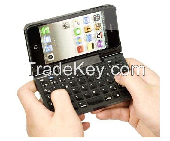 Ultra Thin Slide Out Wireless 360 Rotation Bluetooth Keyboard Case