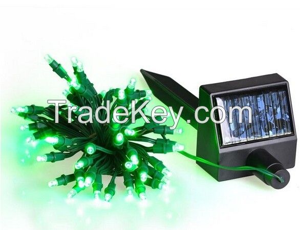 100 LED Green Solar Led String Light Christmas Party String Lights