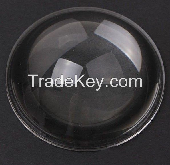 100W LED convex lens optical glass condenser lens 75mm