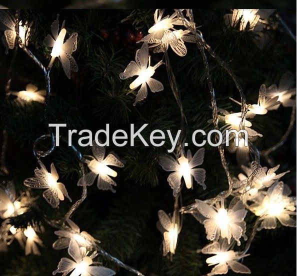 LED String Lights 10M Butterfly 80 LEDs 110V or 220~240V