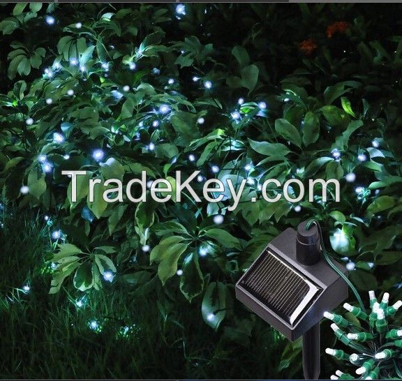 White 60LED Solar LED Fairy Light String