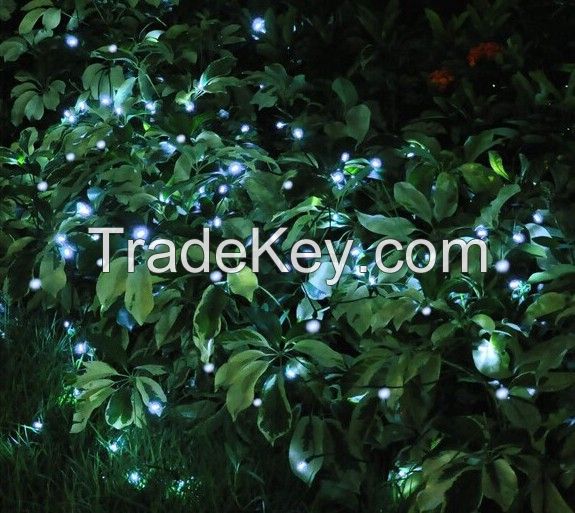 White 60LED Solar LED Fairy Light String