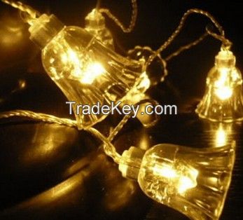 110V or 220~240V 10M 80 LED Lights String Christmas Bell LED Light