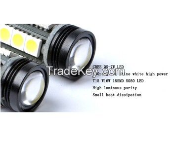 T15 W16W Super Bright Emitter+LED 360 degrees car Backup Reserve Light