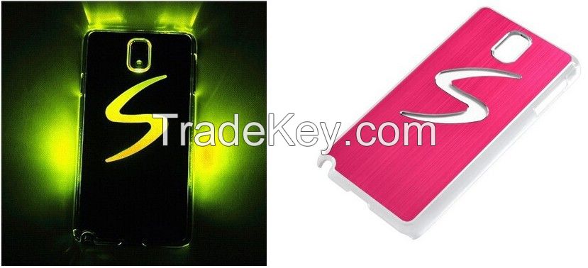 New arrival LED LCD Color Changed Sense Flash Light Case Cover