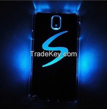 New arrival LED LCD Color Changed Sense Flash Light Case Cover